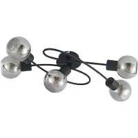 LINDBY - Elaina 5 Kattovalaisin Black/Smoke