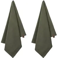 Humdakin Organic Tea Towel - 2 Pack - Khaki green - 45X70CM