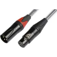 TiGHT AV – XLR-M/F-3 Professional XLR-cable, female-male, 3m (670-90103)