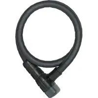 ABUS Microflex 6615k Scmu Cable Lock Musta 85 cm