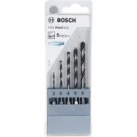 Bosch Metalliporanteräsarja HSS PointTeQ; 2-6 mm; 5 kpl.