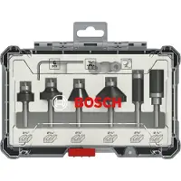 Bosch Jyrsinteräsarja HM reuna- ja profiili, 1/4", 6-os.