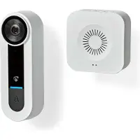 Nedis SmartLife WIFICDP40CWT älykäs ovikello kameralla + soittokello