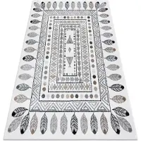 Rugsx Alfombra FUN Teepee para niños, indio, marco crema 140x190 cm