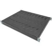 Digitus 1U FIXED SHELF FOR 600 MM DEPTH RACKS 43X483X358 MM, ADJUST. UP TP 550 MM DEPTH, BLACK (DN-97645)