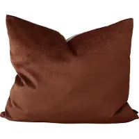 Mimou Focus Recycling Linen/velvet Tyyny 50x60 Cm - Koristetyynyt & Suojukset Polyesteri Ruosteenpunainen - CUL855