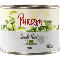 Purizon 6x200g Single Meat karitsa & humalankukka kissan märkäruoka
