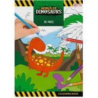 World of Dinosaurs Super Coloring Book