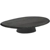 Serax 04 Low Dune Cake Stand Black - Kakkulauatset, Kakkuvadit & Kuvut Saarni Musta - B0223103-900