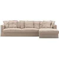 Decotique Verhoilu Le Grand Air Kolmipaikkaiselle Sohvalle Divaani Oikea - Huonekalujen verhoilu Pellava Savage Linen - 11001698