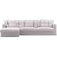 Decotique Verhoilu Le Grand Air Kolmipaikkaiselle Sohvalle - Huonekalujen verhoilu Pellava Misty Grey - 11001689