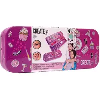 Create It! ! 26-osainen meikkisetti metallirasiassa