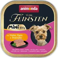 Animonda Dog | Vom Feinsten Mini | Märkäruoka pienille koirille 100g - Kana-hanhi-persilja 100g