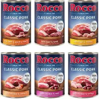 Rocco 24x400g Classic Pork lajitelma koiran märkäruoka