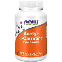 Now Asetyyli-L-karnitiini, jauhe - 85g