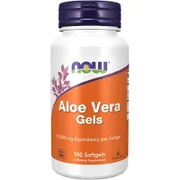 NOW,NOW Foods,NOW,NOW Foods Aloe Vera -geeli - 100 pehmeää kapselia