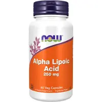 NOW,NOW Foods,NOW,NOW Foods Alfa-lipoiinihappo, 250 milligrammaa - 60 kapselia