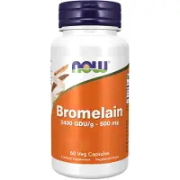 NOW,NOW Foods,NOW,NOW Foods Bromelaiini, 500 mg - 60 kapselia
