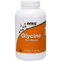 Now , Glyysiini, Puhtaan Powder, 1 lb (454 g)