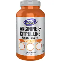 Now Arginiini & sitrulliini - 240 kapselia