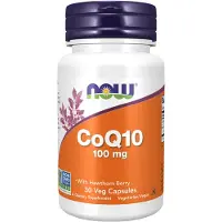 Now , CoQ10, 100 mg, 30 kasviksittäistä kapselia