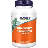 NOW,NOW Foods,NOW,NOW Foods Kromipikolinaatti, 200 mcg - 250 kapselia