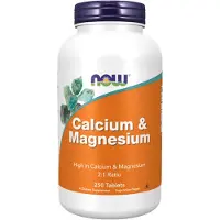 Now Kalsium ja magnesium - 250 tablettia