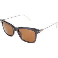 Lanvin SLN732M 51/20/145 Kiiltävä läpinäkyvä sininen asetaatti Aurinkolasit MIEHILLE SLN732M