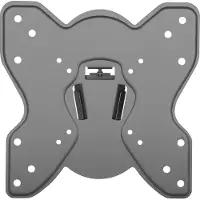 Gembird WM-42F-03, 58,4 cm (23"), 106,7 cm (42"), 75 x 75 mm, 200 x 200 mm, Terästä, Musta