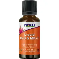NOW,NOW Foods,NOW,NOW Foods Neste D3 & K2 - 30 ml