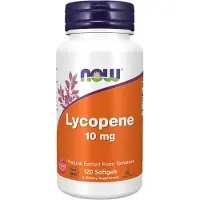 Now , Lycopene, 10 mg, 120 Pehmolevyjä