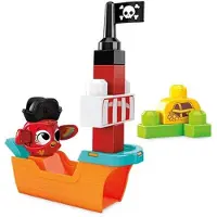 Mega Bloks Peek A Blocks Merirosvolaiva - 11 kpl