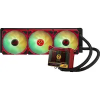 Asus ROG Ryujin III EVA-02 Edition 360mm ARGB -nestejäähdytin, musta/punainen