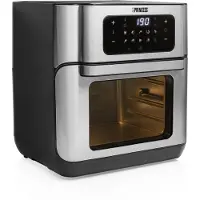 Princess Aerofryer Oven 182065, 10 l, 2,6 kg, 1500 W, airfryer, Black/Silver