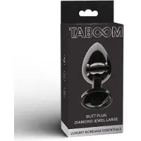 Taboom Butt Plug With Diamond Jewel Large