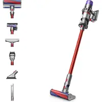 Dyson V11 Fluffy 0.76 L 545 W pussiton -varsi-imuri, nikkeli, punainen