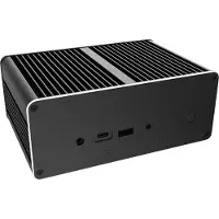 Akasa Newton A50, tuulettimeton MiniPC-kotelo, musta