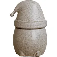 DBKD Eating Santa -kulho kannellinen, pieni Beige
