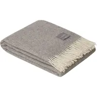 Stackelbergs Wool Fishbone Viltti 130x170 Cm Vaaleanharmaa/ - Huovat & Peitteet Villa Luonnonvalkoinen - 9123
