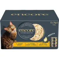 Encore 24x70g Kana Selection liemessä kissan märkäruoka
