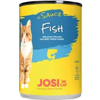 JosiCat 12x 415g kastikkeessa kala kissan märkäruoka