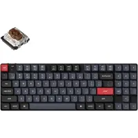Keychron K13 Pro Low Profile Hotswap Langaton Pelinäppäimistö RGB Aluminium [Ga