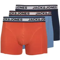 Jack & Jones Bokserishortsit 'JACMarco' vaaleansininen / tummansininen / vaaleanharmaa / tummanoranssi