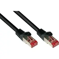 Alcasa electronik Good Connections RNS patch cable - 1 m - black - Musta - 1m