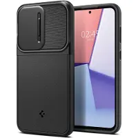 Spigen Optik Armor - Suojakuori Samsung Galaxy S23 FE:lle (musta)