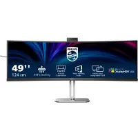 Philips 49b2u5900ch/00 48.8inch 5120x1440 va curved 1800r h/a 130mm superwide usb-c 75hz dp 2x hdmi usb hub speakers
