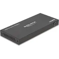 DeLOCK 18604, HDMI, Metalli, Musta, 144 Hz, 48 Gbit/s, 1200 MHz