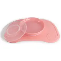 Twistshake Click Mat + Plate 6+M Pastel Pink - Pink - ONE SIZE