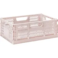 3 Sprouts - Modern Folding Crate Large Pink