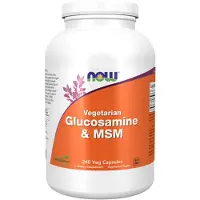 Now Glukosamiini & MSM Kasvissyöjille - 240 kasviskapselia